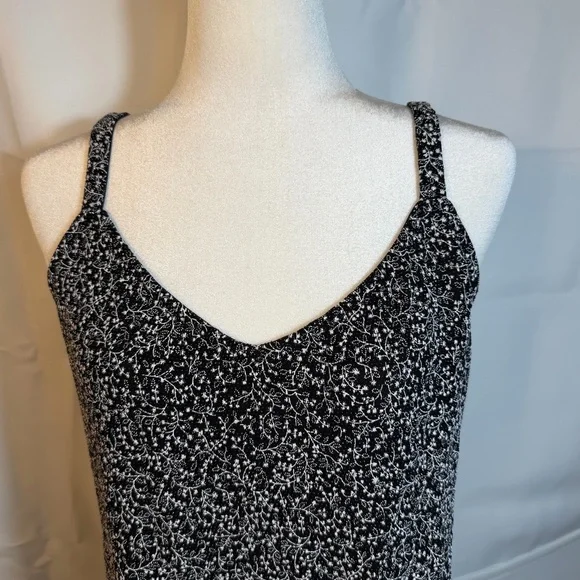 Alex Evenings Women’s Black Sparkle Tank & Jacket Vintage Size Large Evening Out - Picture 5 of 16